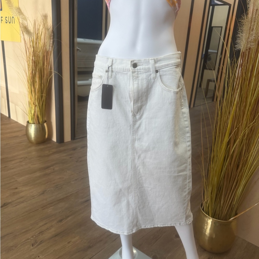 MadewelWhite Denim Skirt